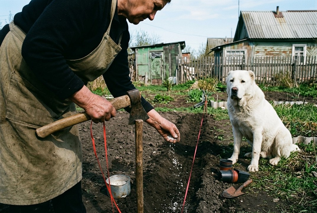 «У пса стресс, пусть копает!» - наглел сосед. А я заставила его алабая вспахать мне огород и поставить новый забор